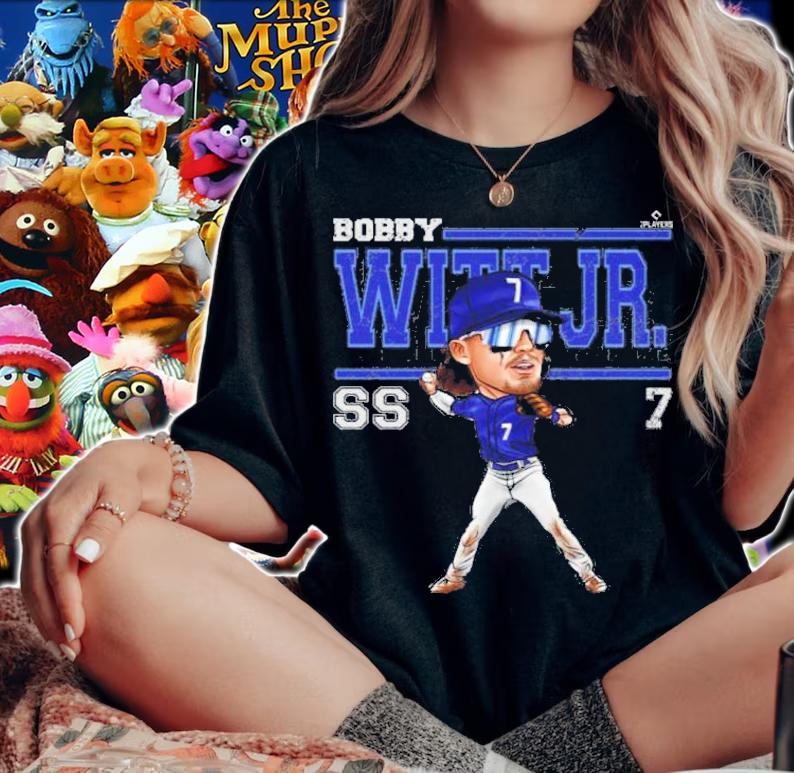 Bobby Witt Jr. Kansas City Cartoon Basketball Shirt t-shirt woman shirt