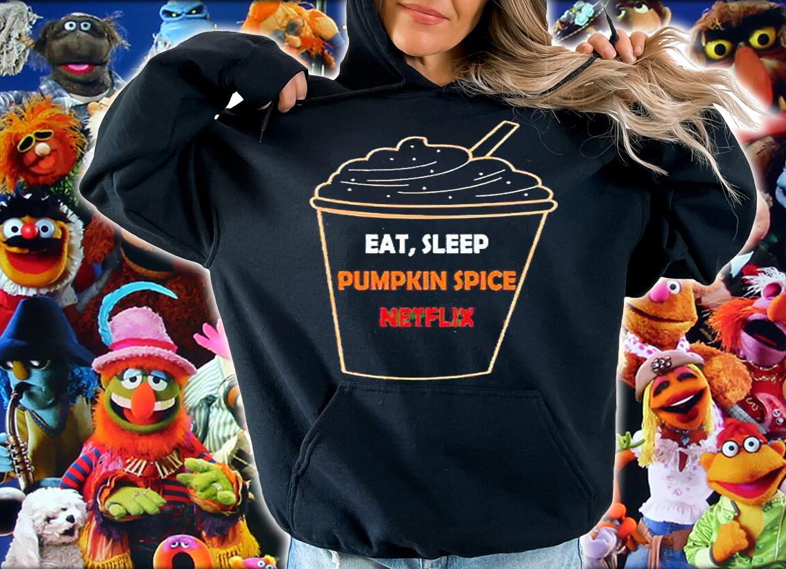 Eat sleep Pumpkin spice Netflix T-shirt t-shirt