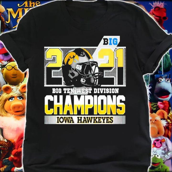 Iowa Hawkeyes 2021 Big Ten West Division shirt t-shirt