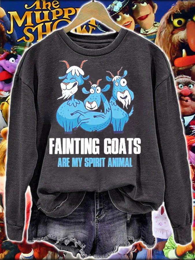 Fainting Goats Are My Spirit Animal T-Shirt t-shirt sweatshirt