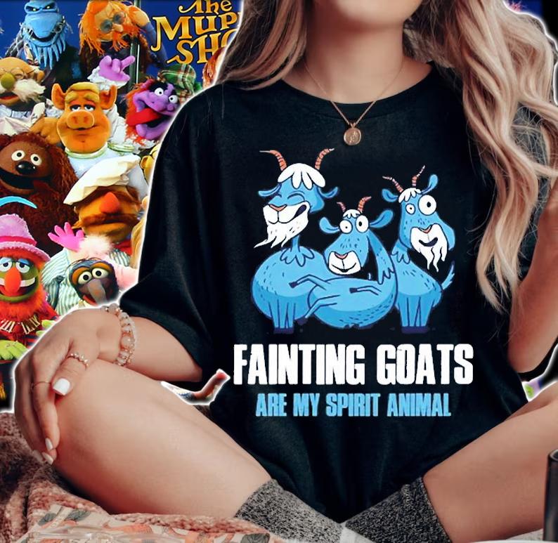 Fainting Goats Are My Spirit Animal T-Shirt t-shirt woman shirt