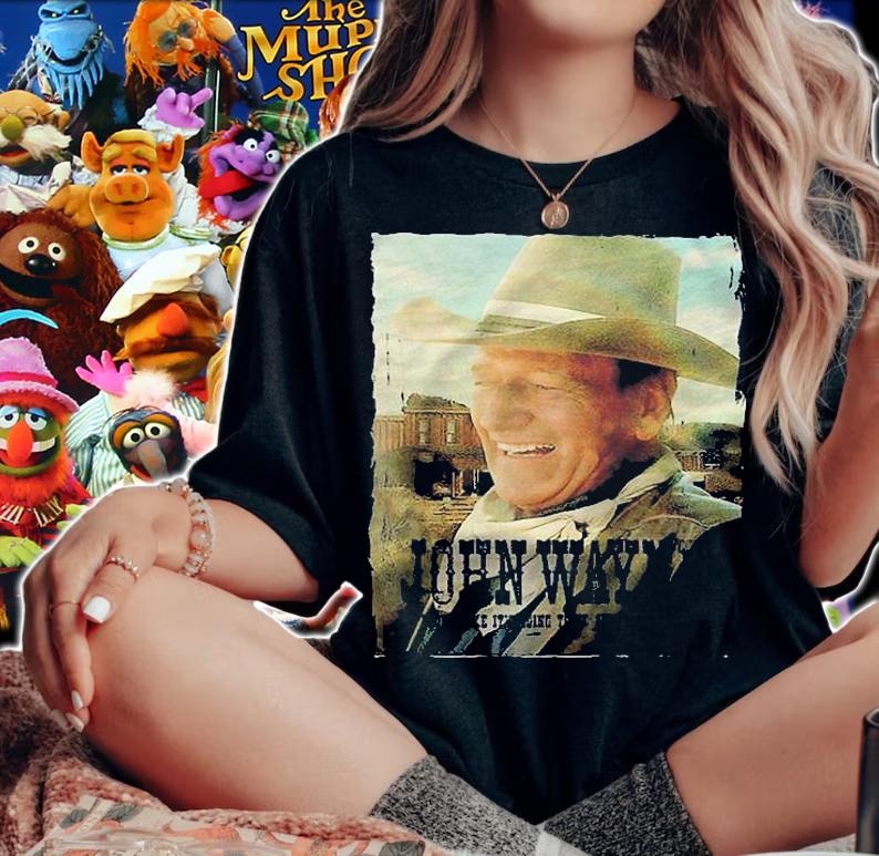 John Wayne Another Fine Day Raglan Baseball Shirt t-shirt