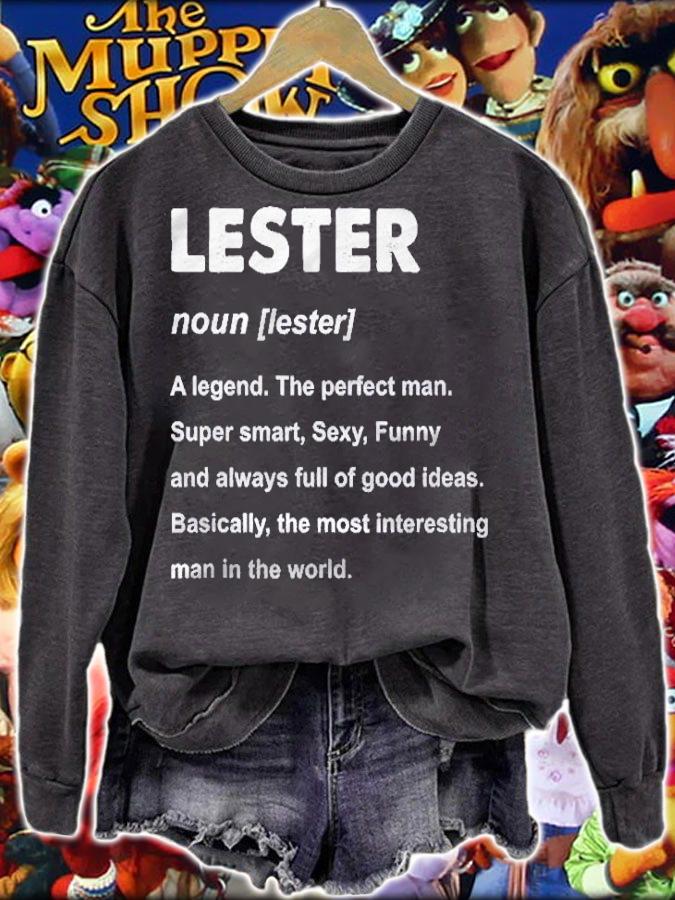 Mens Lester Name Definition Personalized Name Shirt t-shirt