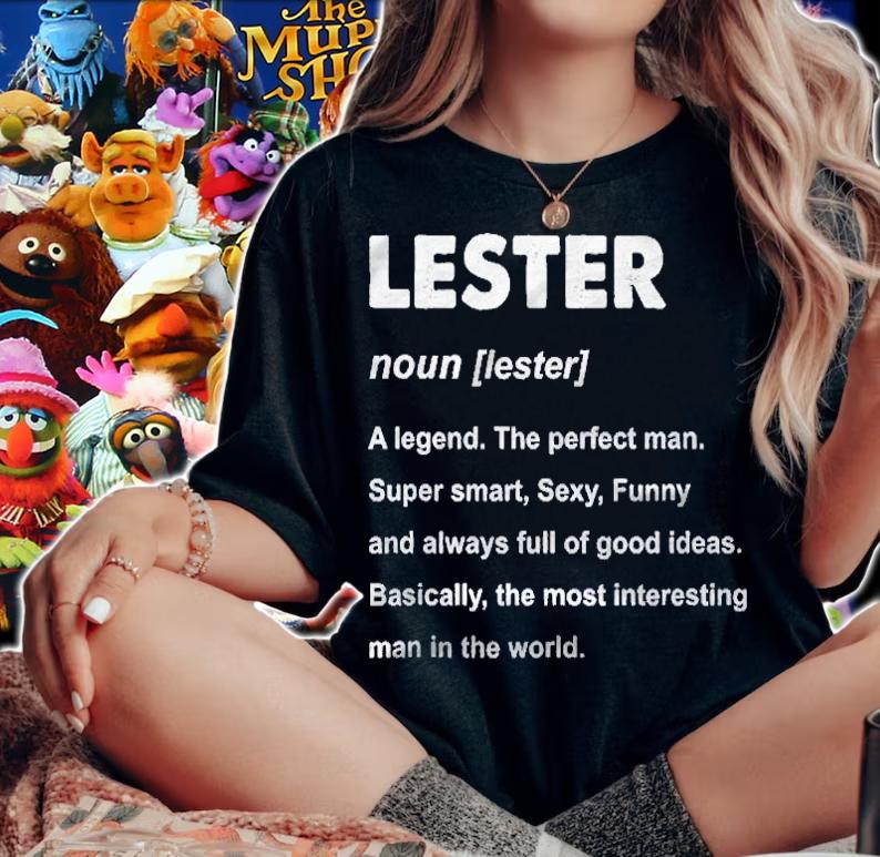 Mens Lester Name Definition Personalized Name Shirt t-shirt