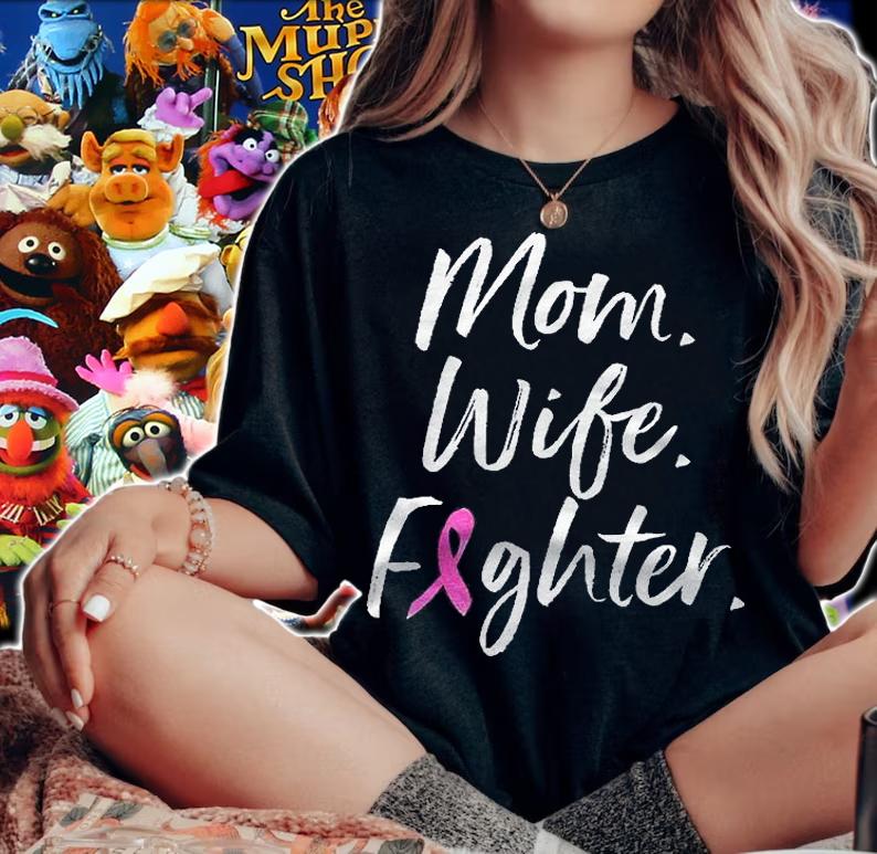 Mom Wife Fighter Shirt Breast Cancer Warrior Gift Shirt t-shirt woman shirt