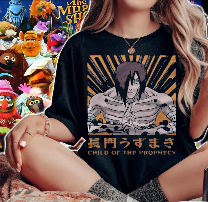 Naruto Shippuden Uzumaki Nagato child of the prophecy T-shirt t-shirt woman shirt