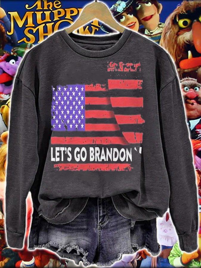 Premium lets Go Brandon US Flag shirt t-shirt