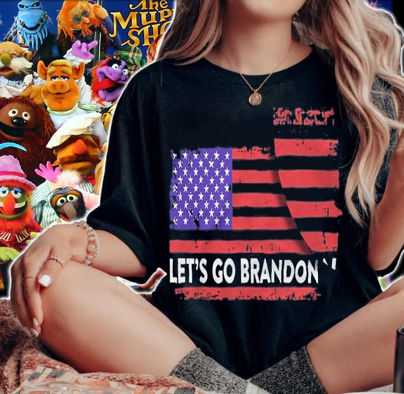 Premium lets Go Brandon US Flag shirt t-shirt