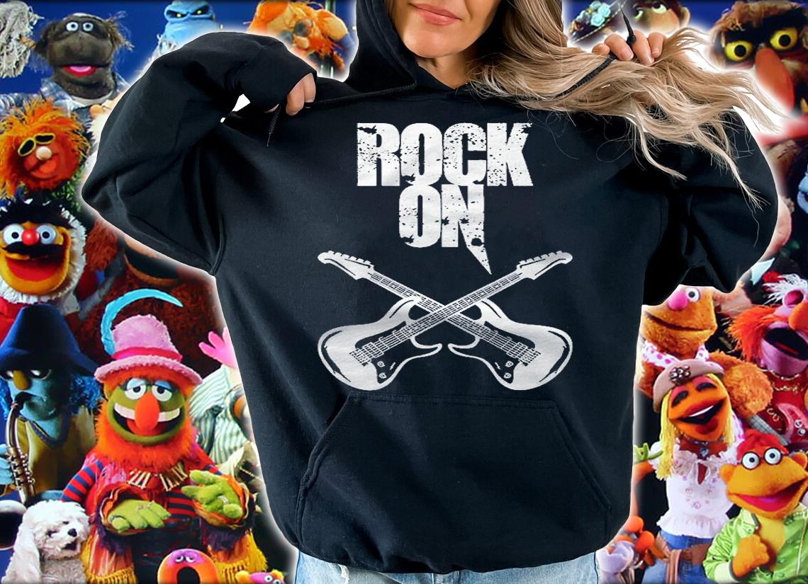 Rock On Electric Guitars Player Musician Guitarist Cool Gift Shirt t-shirt hoodie