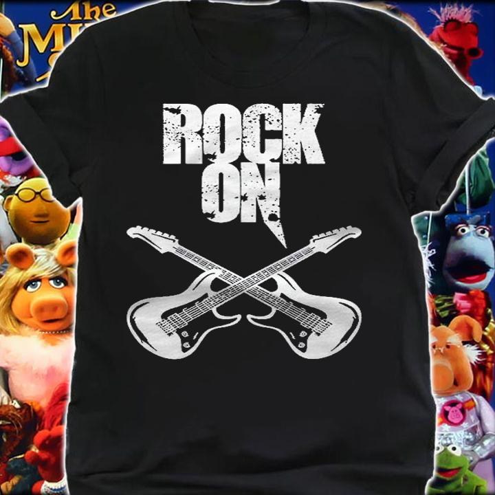 Rock On Electric Guitars Player Musician Guitarist Cool Gift Shirt t-shirt shirt