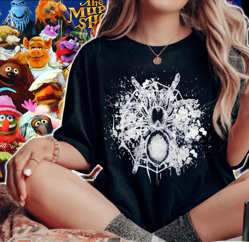 Spider Web Cobweb Spooky Halloween Gift Idea Spider Shirt t-shirt woman shirt