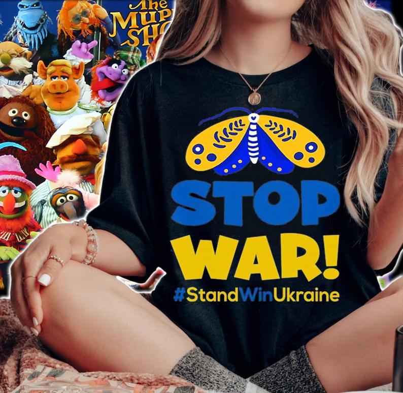 Stop War Stand Win Ukraine T-Shirt t-shirt woman shirt