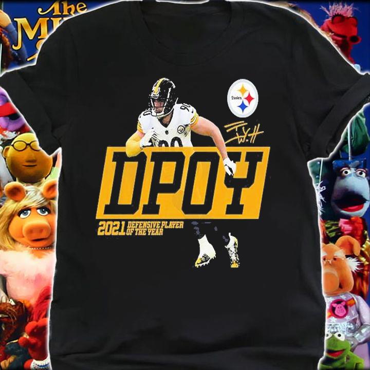 T.J. Watt Pittsburgh Steelers 2021 NFL Defensive Player Of The Year T-Shirt t-shirt