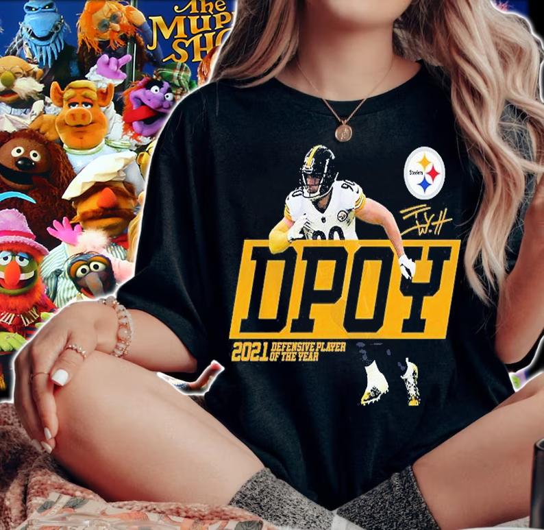 T.J. Watt Pittsburgh Steelers 2021 NFL Defensive Player Of The Year T-Shirt t-shirt