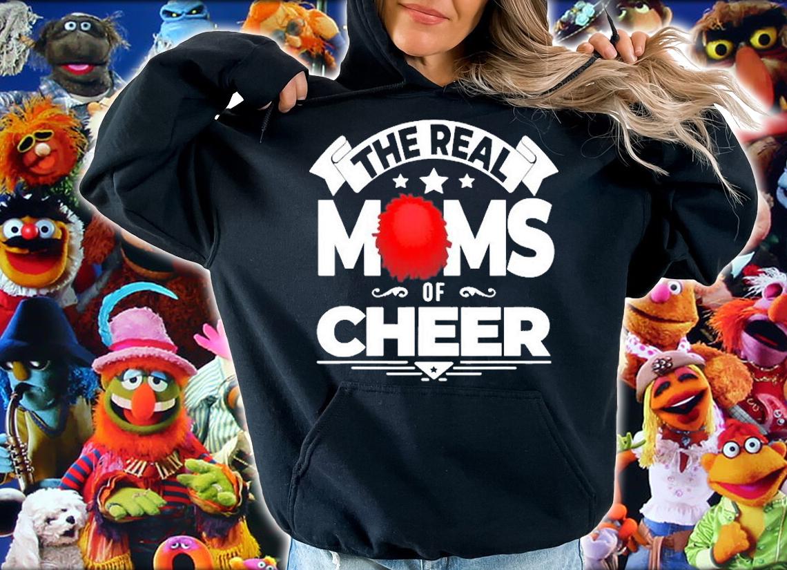 The Real Moms Of Cheer Cheer Mom Cheerleader T-Shirt t-shirt hoodie