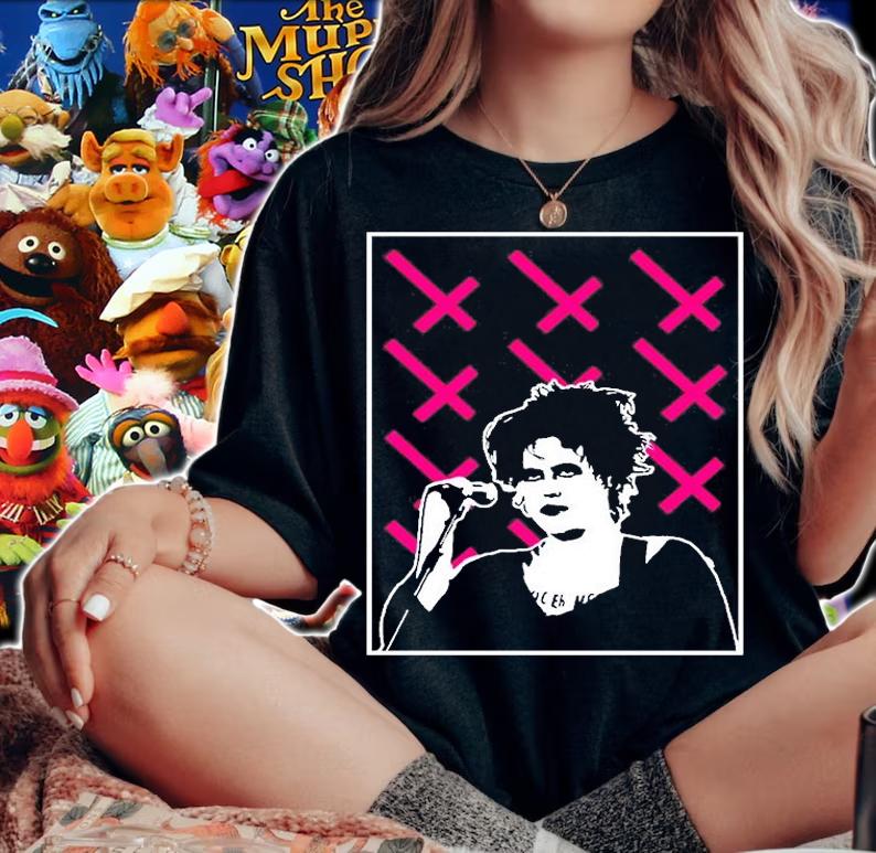 Toxic Femme Merch Robert Smith Goth Crosses T-Shirt t-shirt woman shirt