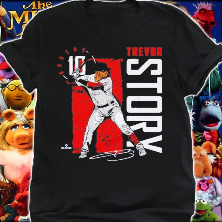 Trevor Story Boston Vintage Baseball Signatures Shirt t-shirt shirt