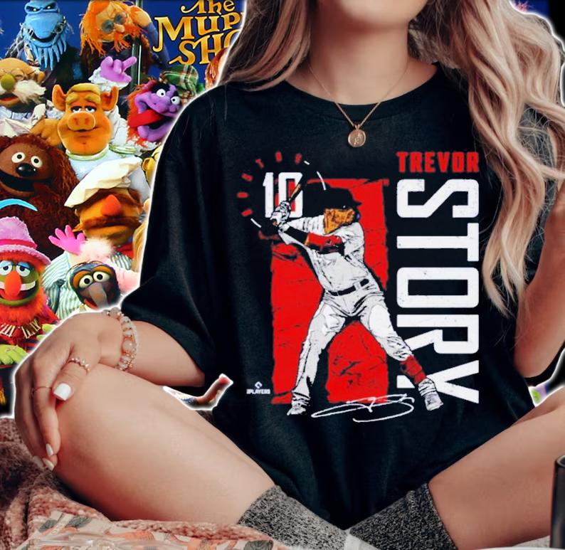 Trevor Story Boston Vintage Baseball Signatures Shirt t-shirt woman shirt