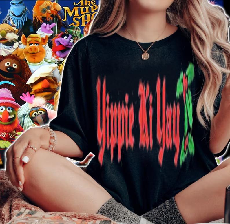 Yippee Ki Yay text T-shirt t-shirt