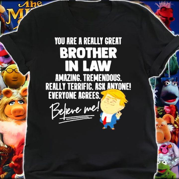 Funny Trump 2024 Really Great Brother In Law Gift T-Shirt t-shirt
