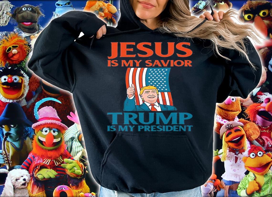 Jesus Is My Savior Trump Is My President Anti Biden T-Shirt t-shirt