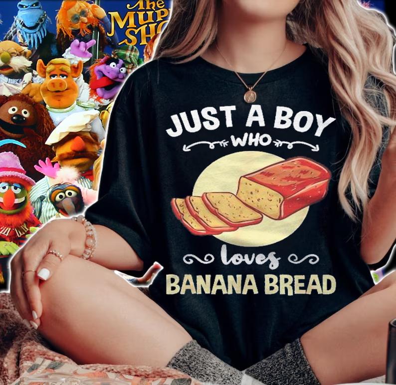 Just A Boy Who Loves Banana Bread Shirt t-shirt