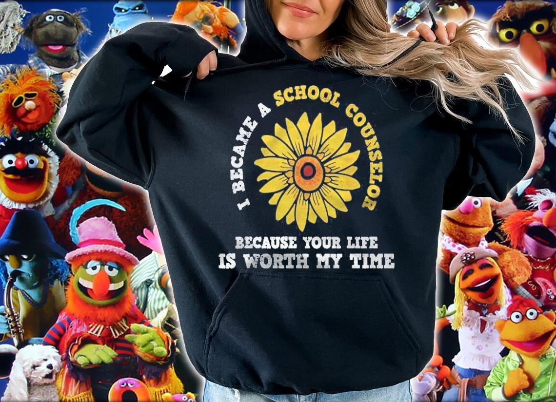 School Counselor Teacher Sunflower Shirt t-shirt