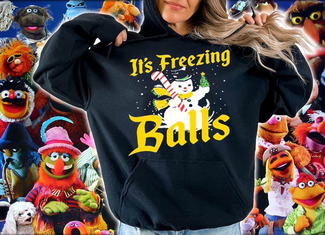 Snowman It's Freezing Balls Shirt t-shirt hoodie