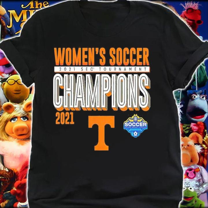 Tennessee Volunteers 2021 SEC Women's Soccer Champions Locker Room Shirt t-shirt shirt