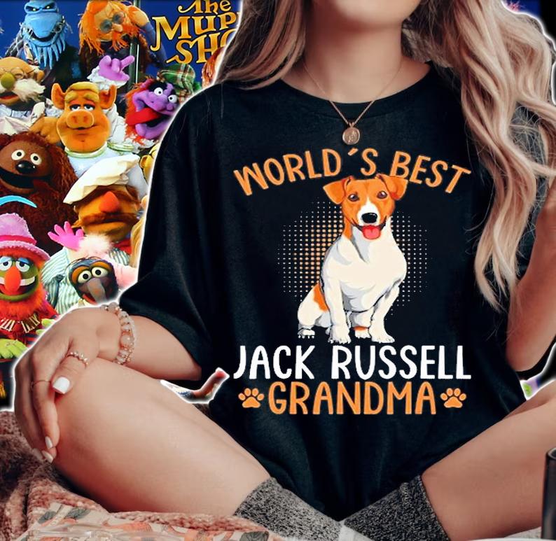 Worlds Best Jack Russell Terrier Grandma Dog Owner Women T-Shirt t-shirt