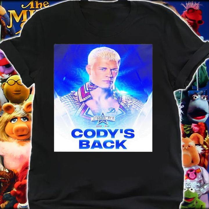 Cody Rhodes Back American Nightmare T-Shirt t-shirt shirt