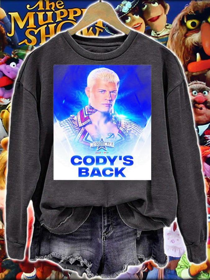 Cody Rhodes Back American Nightmare T-Shirt t-shirt sweatshirt