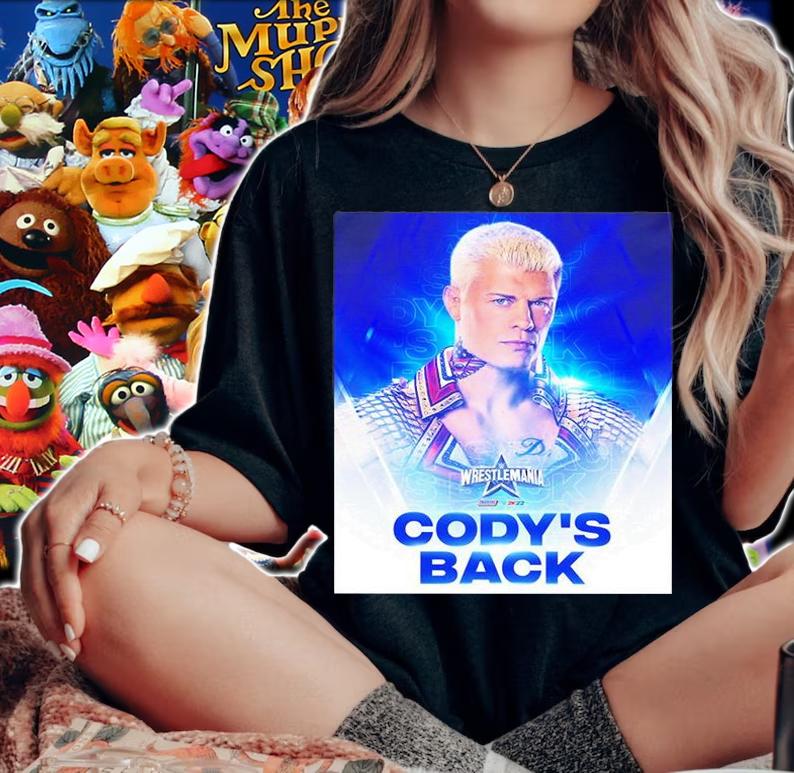 Cody Rhodes Back American Nightmare T-Shirt t-shirt woman shirt