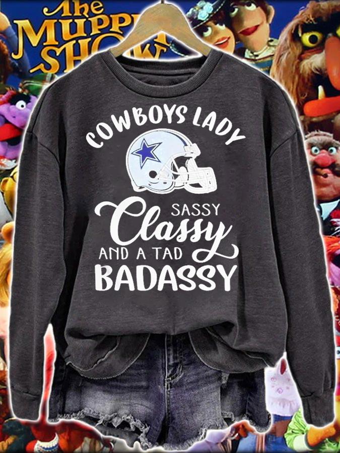 Dallas Cowboys Lady Sassy Classy Band A Tab Badassy 2022 Shirt t-shirt sweatshirt