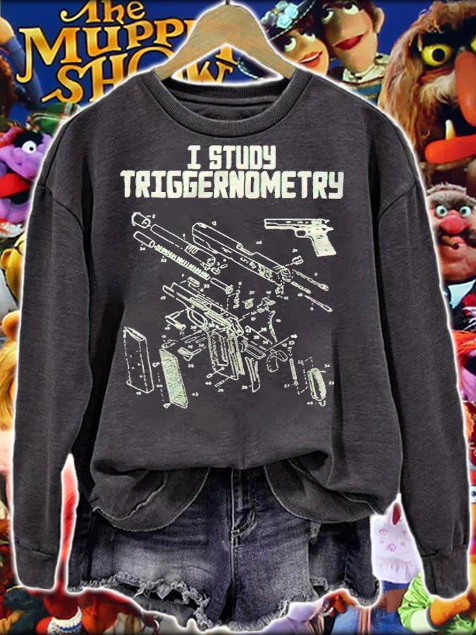 I study triggernometry gun T-shirt t-shirt