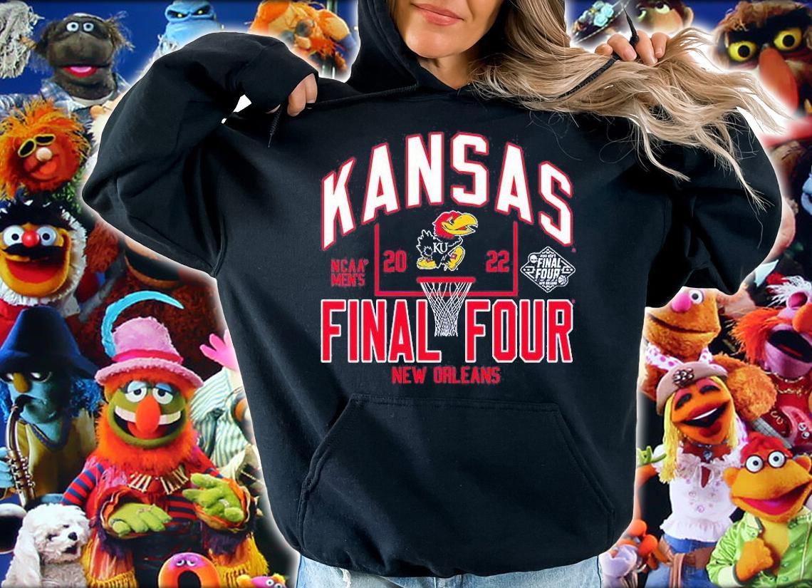 Kansas Jayhawks Final Four New Orleans 2022 NCAA Men's Basketball T-Shirt t-shirt hoodie