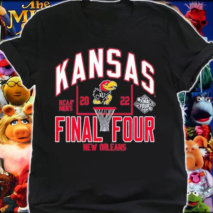 Kansas Jayhawks Final Four New Orleans 2022 NCAA Men's Basketball T-Shirt t-shirt shirt