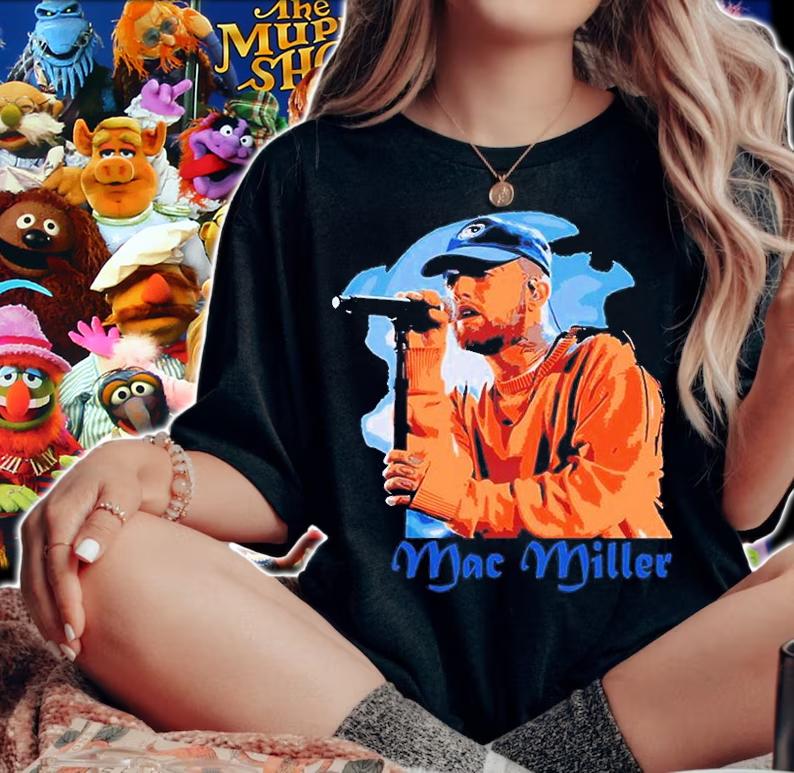 Mac Miller Art T-Shirt t-shirt woman shirt