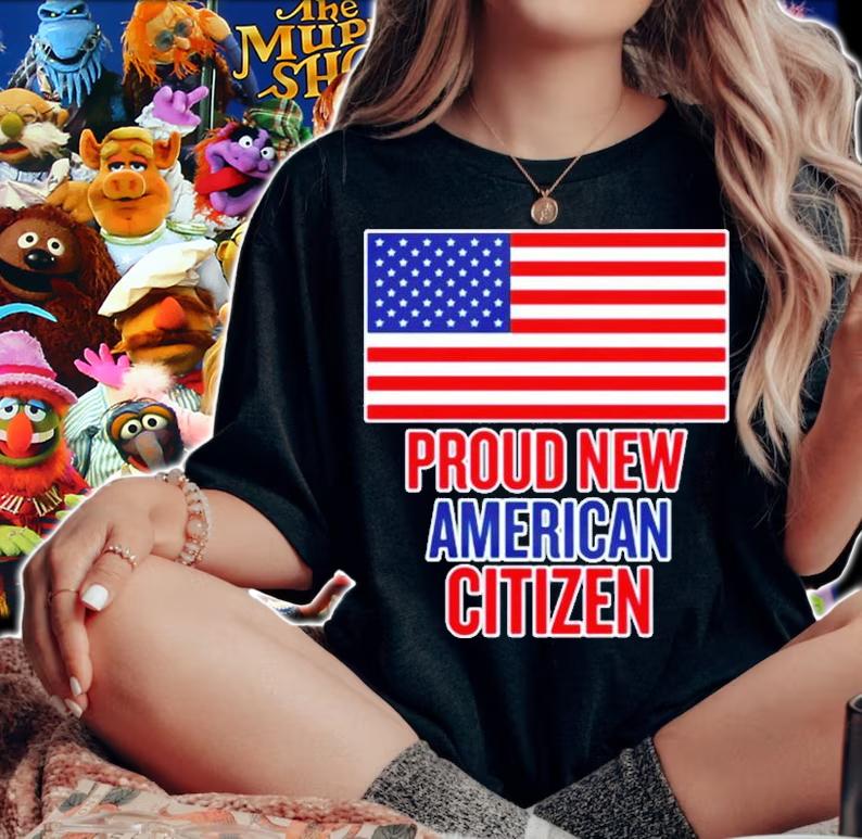 Proud New American Citizen Funny T-Shirt t-shirt