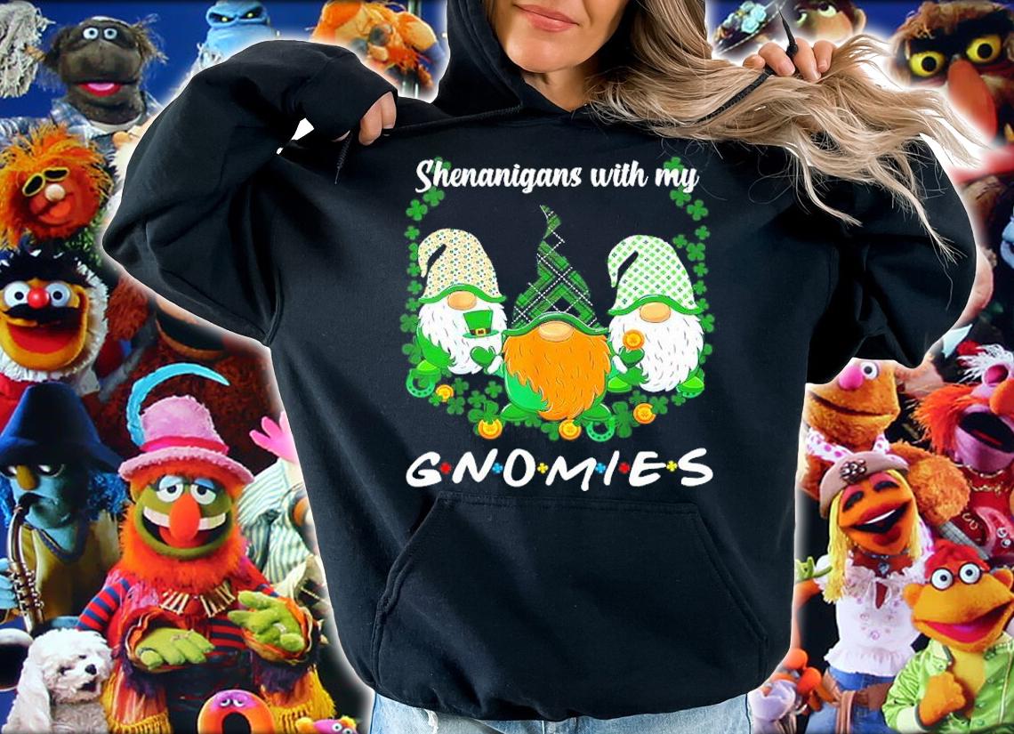 St Patrick's Day Shenanigans With My Gnomies Irish Shamrock Shirt t-shirt hoodie