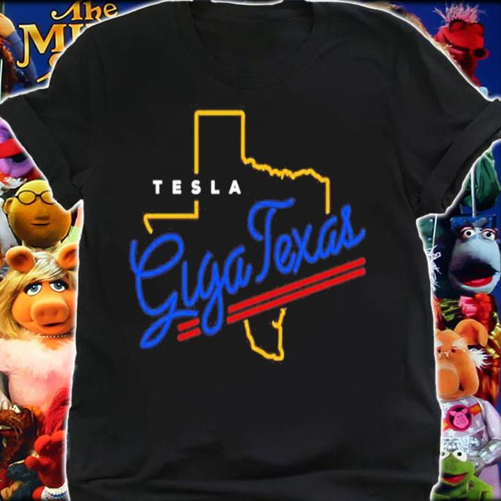 Elon Musk Tesla Giga Texas Shirt t-shirt