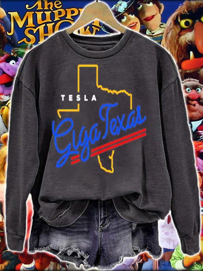 Elon Musk Tesla Giga Texas Shirt t-shirt