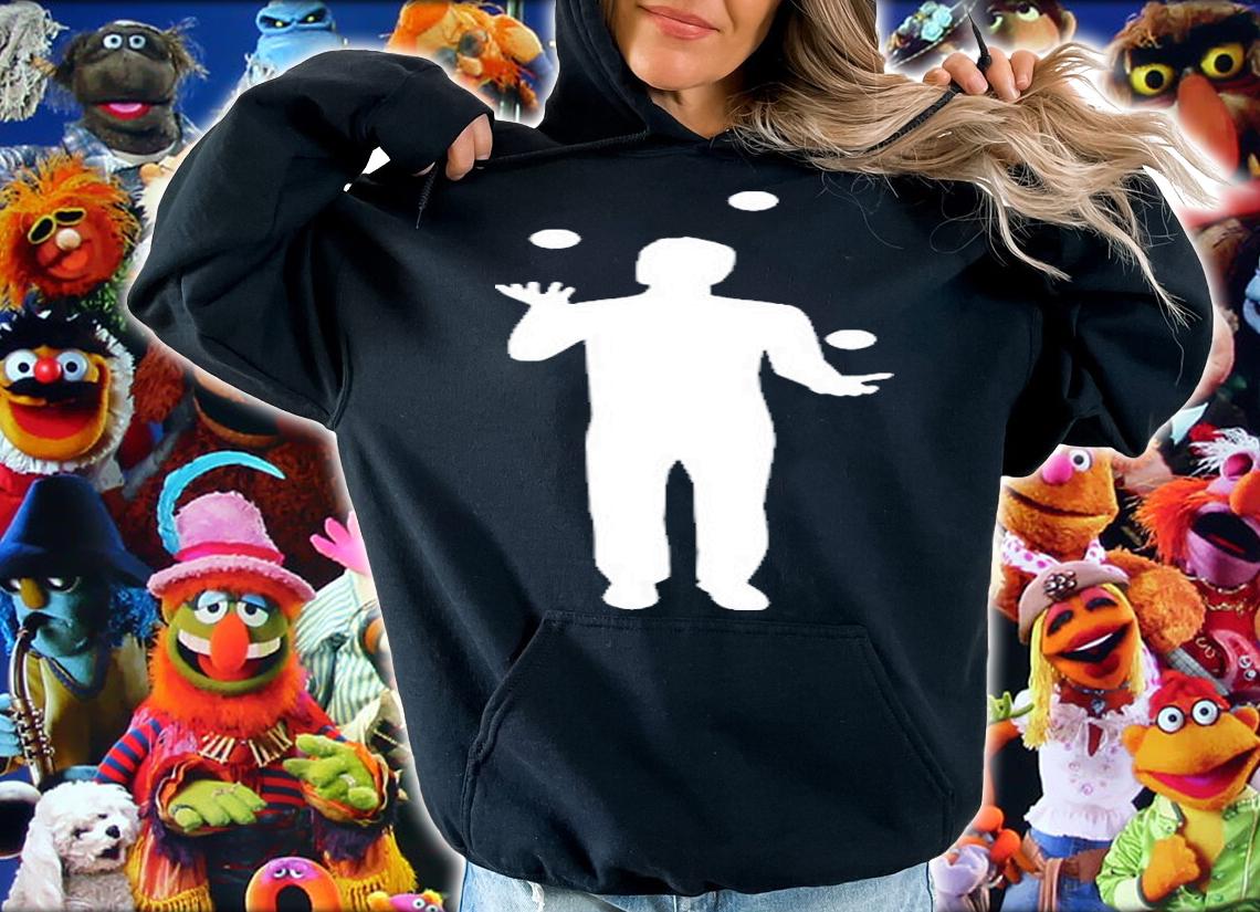 Juggler Juggling White Man Silhouette T-Shirt t-shirt hoodie