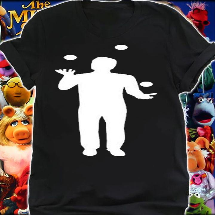 Juggler Juggling White Man Silhouette T-Shirt t-shirt shirt