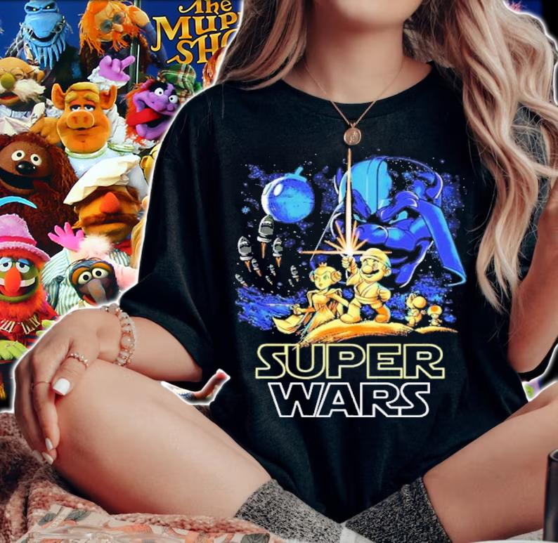 Super Mario Bros Super Wars Shirt t-shirt