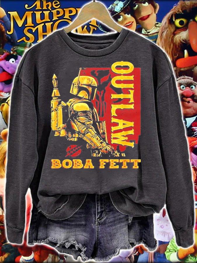 The Book Of Boba Fett Galactic Outlaw Poster T-Shirt t-shirt sweatshirt