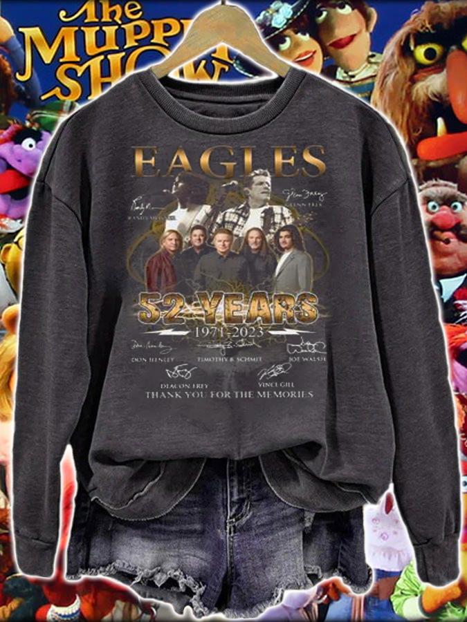 Eagles Band 52 Years 1971 2023 Signatures Thank You For The Memories t-shirt