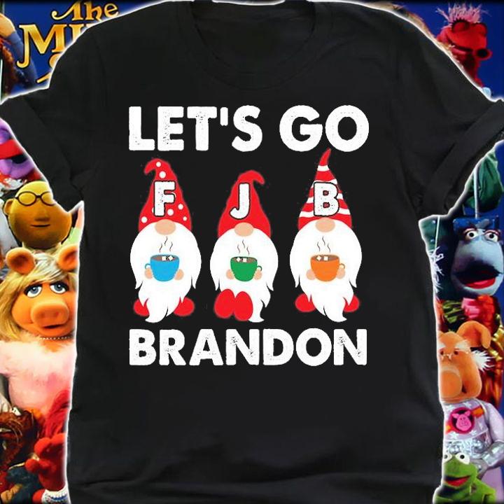 Let's Go Brandon Christmas Gnomes Fjb Lets Go Brandon Let's Go Brandon Christmas T-Shirt t-shirt shirt