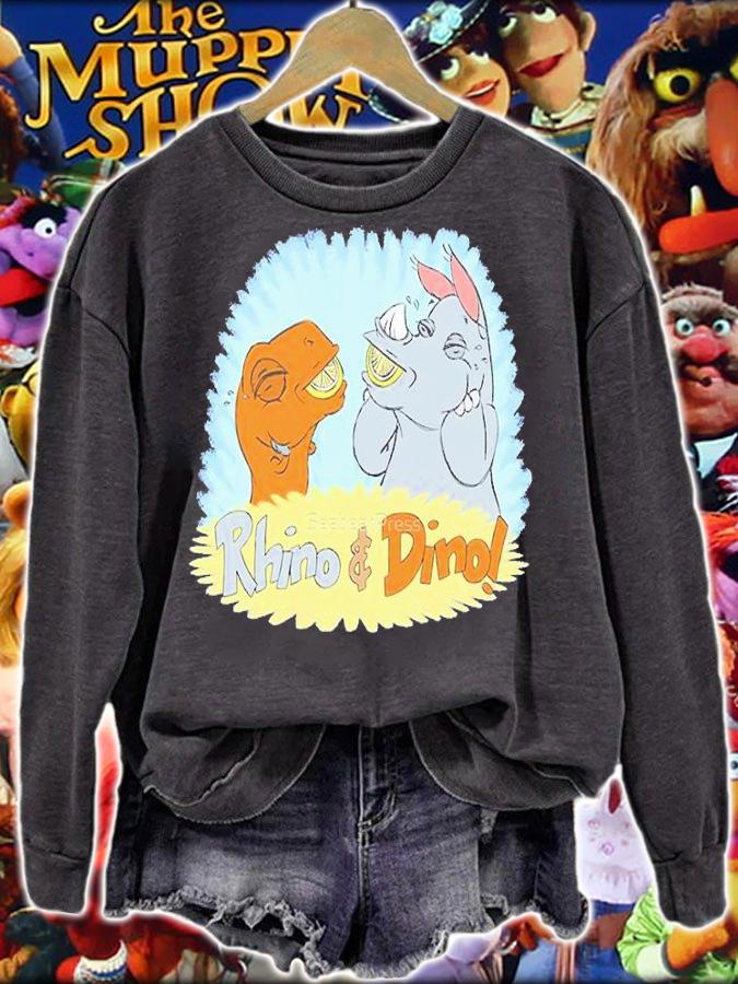 Rhino And Dino Sweet Lemon Smiles T-Shirt t-shirt