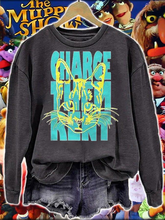 That Freeloader Cat Ffs440b Satire Funny Charge Them Rent Shirt t-shirt sweatshirt